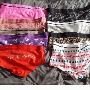 Large vs pink panty bundle new panties